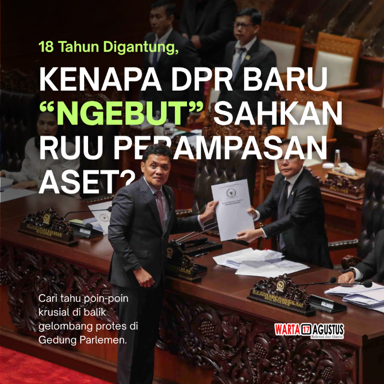 RUU Perampasan Aset Dikebut, Publik Desak Transparansi DPR