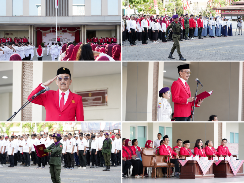 Upacara HUT ke-81 RI, YPTA Surabaya Tekankan Perjuangan Pendidikan