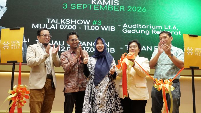 Untag Arch Week 2026 Diskusikan Sustainable Design, Alam Jadi Inspirasi Arsitektur