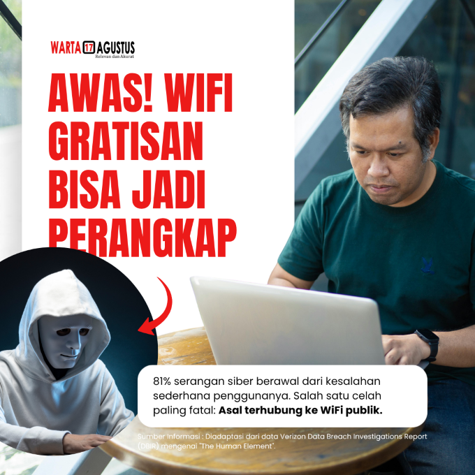 Jangan Asal Connect, WiFi Publik Bisa Curi Data