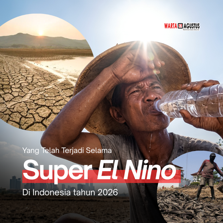 El Nino Sangat Kuat Tingkatkan Risiko Kekeringan Indonesia
